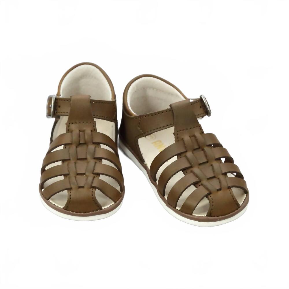 NEW ANGEL BABY boy's joshua fisherman sandal - toddler in brown